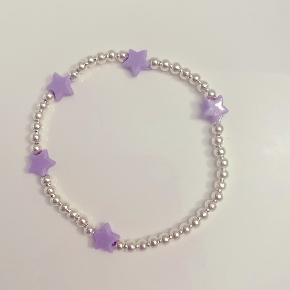 Purple star bracelet